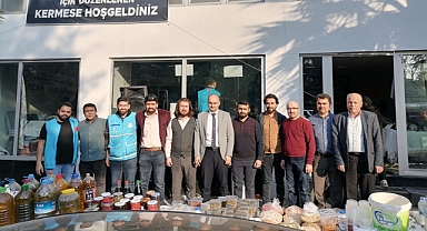 Akhisar İlçe Müftlüğünden depremzede destek kermesine katkı