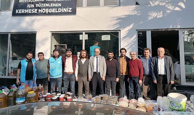Akhisar İlçe Müftlüğünden depremzede destek kermesine katkı