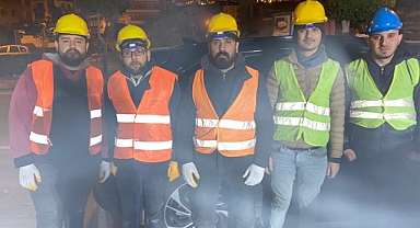Akhisar Yapı Sanatları Esnaf Odasından 16 kişi deprem bölgesinde