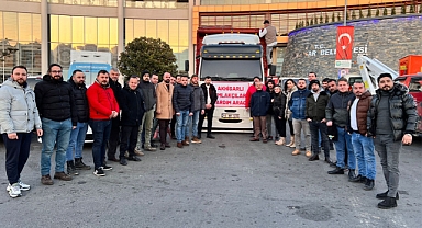 Akhisarlı Emlakçıların yardımları deprem bölgesine çıktı