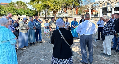 100 kişilik kafile Thyateira antik kentini ziyaret etti