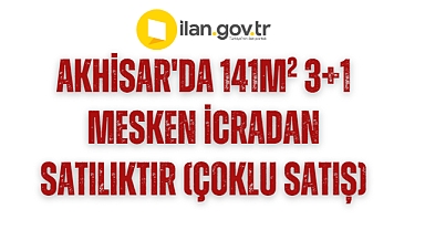 Akhisar'da 141m² 3+1 mesken icradan satılıktır