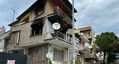 Akhisar'da apartmanda çıkan yangın korkuttu