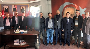 Akın Çakır, MHP Soma ve Kırkağaç teşkilatlarını ziyaret etti