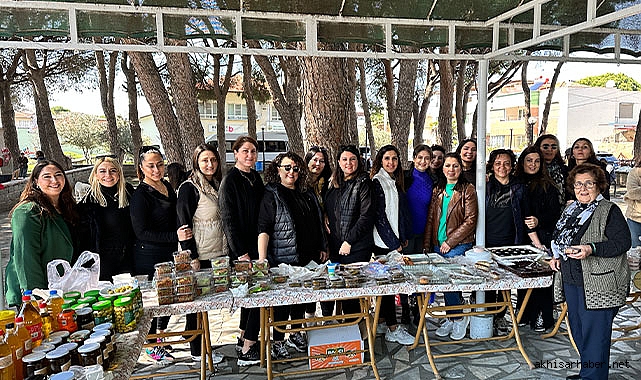 Beyobalı kadınlar birlik olup, depremzedeler için kermes açtı