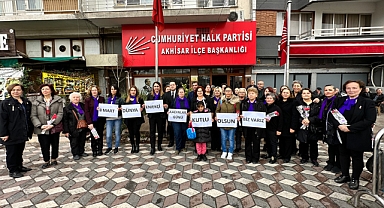 CHP Akhisar İlçe Kadın Kolları Kadınlar Günü'nü kutladı