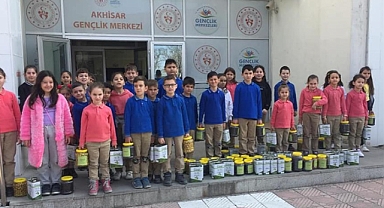 Dereköy İlkokul ve Ortaokul öğrencilerinden anlamlı destek
