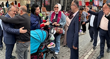 Fatih Füzün'e pazarcı esnafından büyük destek