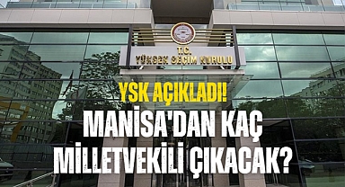 Manisa kaç milletvekili çıkaracak? YSK açıkladı!