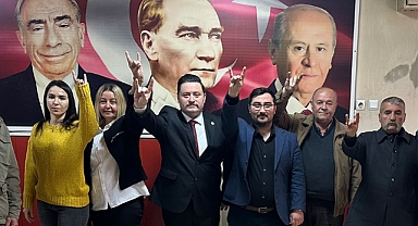 MHP Aday Adayı Akın Çakır, Alaşehir teşkilatını ziyaret etti