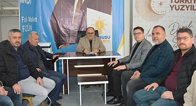 AK Parti ilçe yönetiminden Füzün'e ziyaret