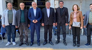 CHP'den İYİ Parti Akhisar İlçe Teşkilatına geçmiş olsun ziyareti