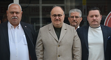 Fatih Füzün'den, MHP İlçe Başkanı Ahmet Namal'a ziyaret