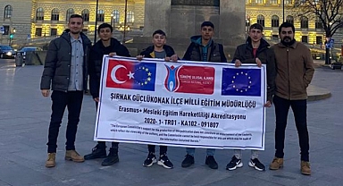 Güçlükonak MTAL öğrencileri stajlarını Çek Cumhuriyeti'nde yapıyor