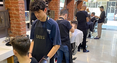 Ramazan bayramı öncesi berberlerde bayram yoğunluğu