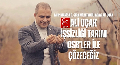 Ali Uçak; İşsizliği Tarım OSB'ler ile çözeceğiz