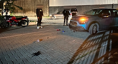 Otomobil ile motosiklet çarpıştı 1 kişi yaralandı