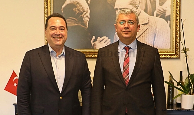 Kaymakam Murat Kütük ilk ziyaretini Başkan Dutlulu'ya yaptı