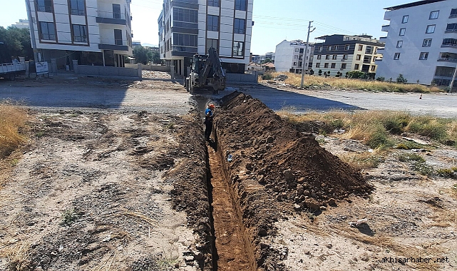 MASKİ'den Akhisar Merkezde Altyapı Çalışması