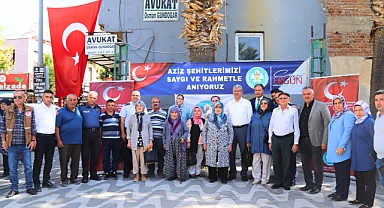 Akhisarlı şehitler yıldönümünde dualarla anıldı