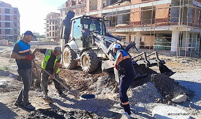 MASKİ'den Akhisar Hürriyet Mahallesinde Altyapı Çalışması