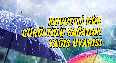 Manisa İl Genelinde Kuvvetli Gök Gürültülü Sağanak Yağış Uyarısı