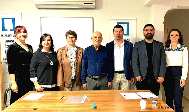 TMMOB Mimarlar Odası Akhisar Temsilciliği'nde Yeni Yönetim Belli Oldu