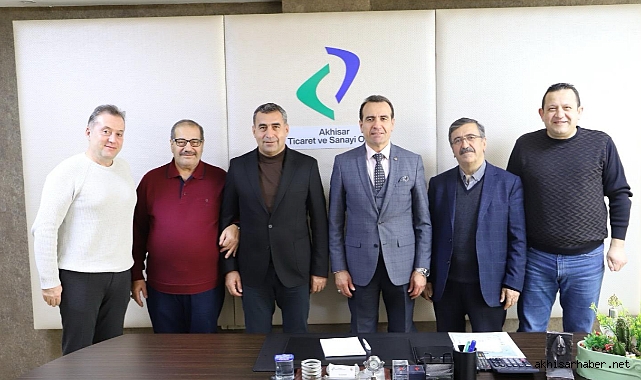 AK Parti'nin Akhisar Belediye Başkan Aday Adayı Remzi Şekerci, ATSO'ya ziyaret