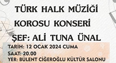 Akhisar Sanat Dostları Derneği'nden "Türkülerden Gönüllere" Konseri