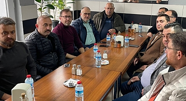 Fatih Füzün, MHP İlçe Başkanı ve Ülkü Ocakları Başkanı ile buluştu