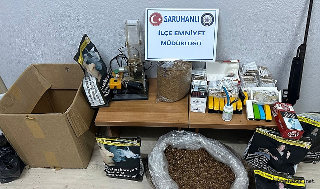 Saruhanlı'da Kaçakçılık Operasyonu