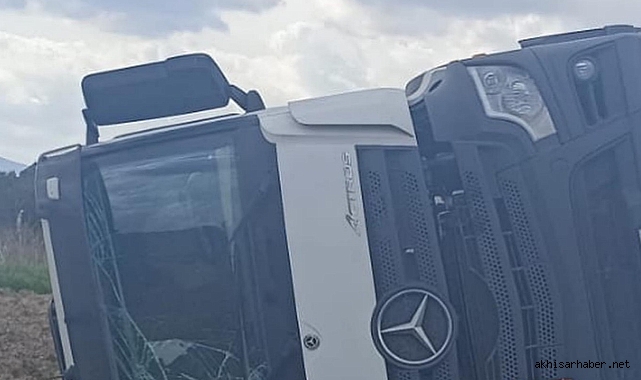 Soma'da Tanker Kazası: Sürücü Yaralandı
