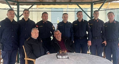 Akselendi'de Şehit Babasına Doğum Günü Sürprizi