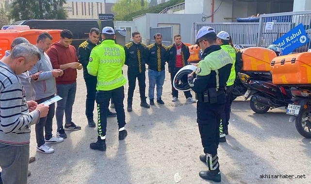 Manisa'da Motokuryelere Özel Trafik Eğitimi
