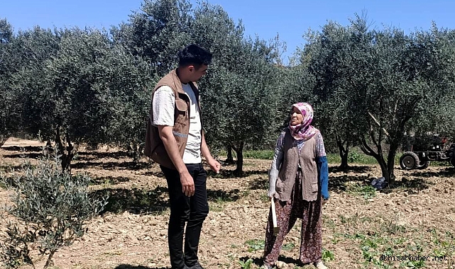 Akhisar'da Üreticilere Teknik Destek Devam Ediyor
