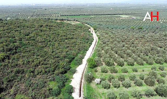 Akhisar'da Çamönü Barajı Tam Gaz: Sulama Şebekesi İnşaatı Hızlandı!