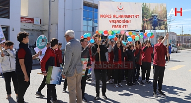 Akhisar'da "Sağlık İçin Hareket Et Günü" Yürüyüşü