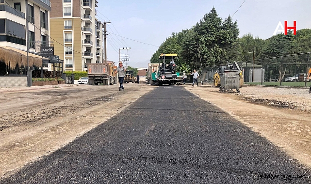 Gölet Kovalık Futbol Sahası civarı asfalt çalışması başladı