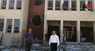 Akhisar Şehit Ali Aksoy Ortaokulu'nda Güçlendirme Çalışmaları