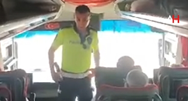Manisa Emniyeti'nden otobüslere denetim