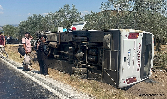 Akhisar – Gördes yolunda trafik kazası