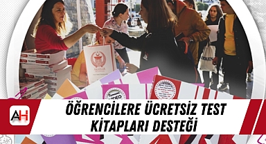 Akhisar Belediyesi'nden Öğrencilere Ücretsiz Test Kitapları Desteği