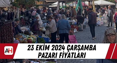 23 Ekim 2024 Çarşamba Pazarı fiyatları