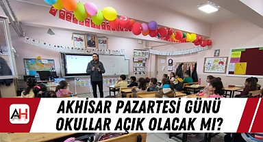 28 Ekim Tatili İçin Akhisar İlçe Milli Eğitim Müdürü'nden Açıklama