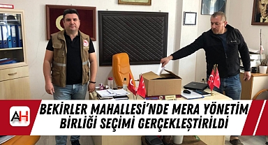 Akhisar Bekirler Mahallesi’nde Mera Yönetim Birliği Seçimi Gerçekleştirildi