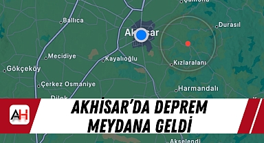 Akhisar’da 2.6 Büyüklüğünde Deprem!