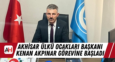 Akhisar Ülkü Ocakları Başkanı Kenan Akpınar Görevine Başladı