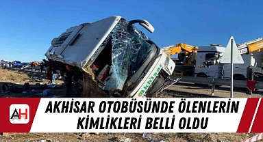 Aksaray'daki Otobüs Kazasında Ölenlerin Kimlikleri Belli Oldu