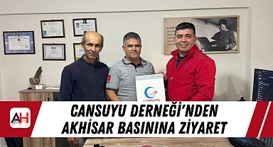 Cansuyu Derneği'nden Akhisar Basınına Ziyaret