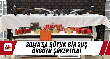 Soma'da büyük bir suç örgütü çökertildi